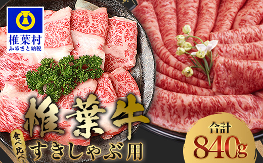 【A5ランク】 椎葉牛 すき焼き 2種 食べ比べ 肩ロース420g・牛もも420g 計840g すき焼き しゃぶしゃぶ | ふるさと納税 すき焼き しゃぶしゃぶ 肉 牛肉 高級肉 黒毛和牛 国産 モモ 肩ロース 宮崎県 椎葉村 人気 送料無料 | TK-111