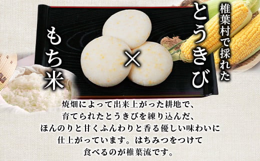 焼畑農家がつくった とうきびもち 10個【日本三大秘境の地「椎葉村」からお届け】送料無料 宮崎県 宮崎 椎葉村 椎葉 餅 唐黍 唐きび とうきびもち トウキビ 唐きびもち 唐 黍 もち モチ セット 焼き餅 焼餅 正月 お祝い 祝い 美味しい うまい やきもち もち米 焼きもち とう きび とうきび【YS-45】