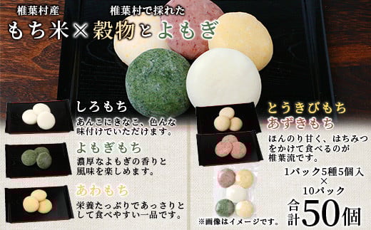 焼畑農家がつくった5種のお餅バラエティセットB(白もち よもぎもち とうきびもち あずきもち あわもち)【日本三大秘境の地「椎葉村」からお届け】送料無料 宮崎県 宮崎 椎葉村 椎葉 餅 雑穀 もち モチ セット 食べ比べ 焼き餅 焼餅 正月 お祝い 祝い 美味しい うまい やきもち もち米 焼きもち 白もち よもぎもち 蓬もち とうきびもち あずきもち 小豆もち あわもち 粟もち【YS-50】