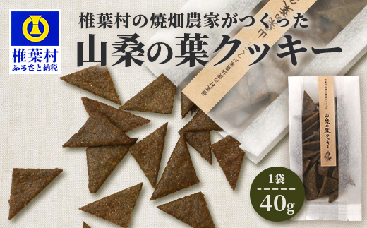 椎葉村の焼畑農家がつくった 山桑の葉クッキー【手づくりの焼菓子】［送料無料 宮崎県 椎葉村 椎葉 日本三大秘境 秘境 焼畑 やきはた くっきー クッキー 山桑 山桑の葉 山桑の葉クッキー おやつ おかし 菓子 お菓子 焼き菓子 無添加 手作り 自然 ギフト お土産］【YS-35】