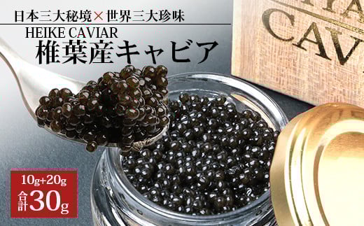 【桐箱入り】HEIKE CAVIAR 30ｇ【宮崎県 椎葉村】【世界三大珍味×日本三大秘境】［宮崎 椎葉 国産 きゃびあ キャビア 30g 魚卵 卵 ちょうざめ チョウザメ お酒 魚介 珍味 加工品 冷凍 高級 贅沢 ディナー パーティー おつまみ グルメ ギフト 記念日 誕生日 プレゼント お祝い 贈り物 贈答 贈答品 桐箱 希少］【SZ-104】