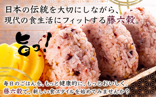 【6回定期便】【雑穀米】藤の花色に染まる美しい六穀米《藤六穀》300g×2袋 6回配送【世界農業遺産 高千穂郷・椎葉山地域】送料無料 定期便 定期 保存食 非常食 米 お米 ご飯 ご当地 贈り物 手土産 お土産 挨拶 祝い ギフト 父 母 栄養 健康 うるち米 たかきび 挽割とうもろこし もちあわ もち麦 黒米【TT-15】