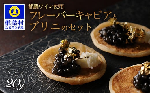 【世界三大珍味×日本三大秘境】HEIKE CAVIAR  ワインキャビア 20g ブリニセット【産地直送】【桐箱入り】［宮崎 椎葉 国産 チョウザメ ワイン キャビア きゃびあ 5g 魚卵 卵 お酒 魚介 珍味 加工品 冷凍 高級 高級品 贅沢 おつまみ グルメ ギフト 記念日 誕生日 プレゼント お祝い 贈り物 贈答 桐箱 希少］【SZ-130】