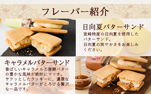 【先行予約受付中】≪最大5ヶ月待ち 人気の為少しお時間いただきます≫宮崎バターサンド 詰合せ【6個入】手造りで製造【数量限定】［宮崎 椎葉 バターサンド バター スイーツ デザート 洋菓子 焼き菓子 かし おかし 菓子 お菓子 詰め合わせ 美味しい ランダム 個包装 冷凍 人気 贈物 母の日 父の日 敬老の日 お中元 お歳暮 ギフト プレゼント 手土産］【YK-45】