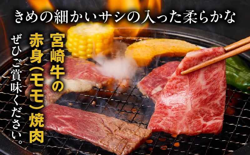 宮崎牛赤身（モモ）焼肉500g 牛肉 肉 ブランド牛 和牛 国産牛 赤身 モモ肉 モモ 焼肉 やきにく BBQ バーベキュー おかず 贈答用 贈答 贈り物 ギフト 記念日 誕生日 内閣総理大臣賞 ミヤチク パーティー お祝い _Tk031-016y