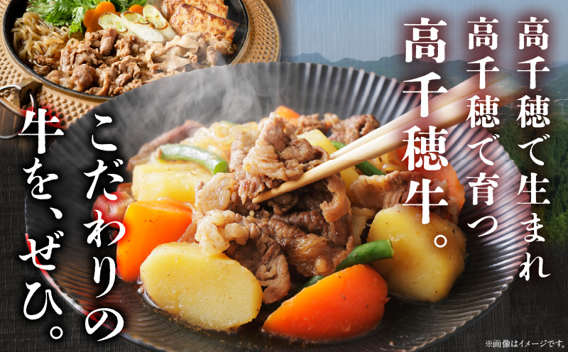 【JALふるさと納税限定】【5月限定受付】【ハンバーグ付】高千穂牛こま切れ 800g_Tk002-021-EVT