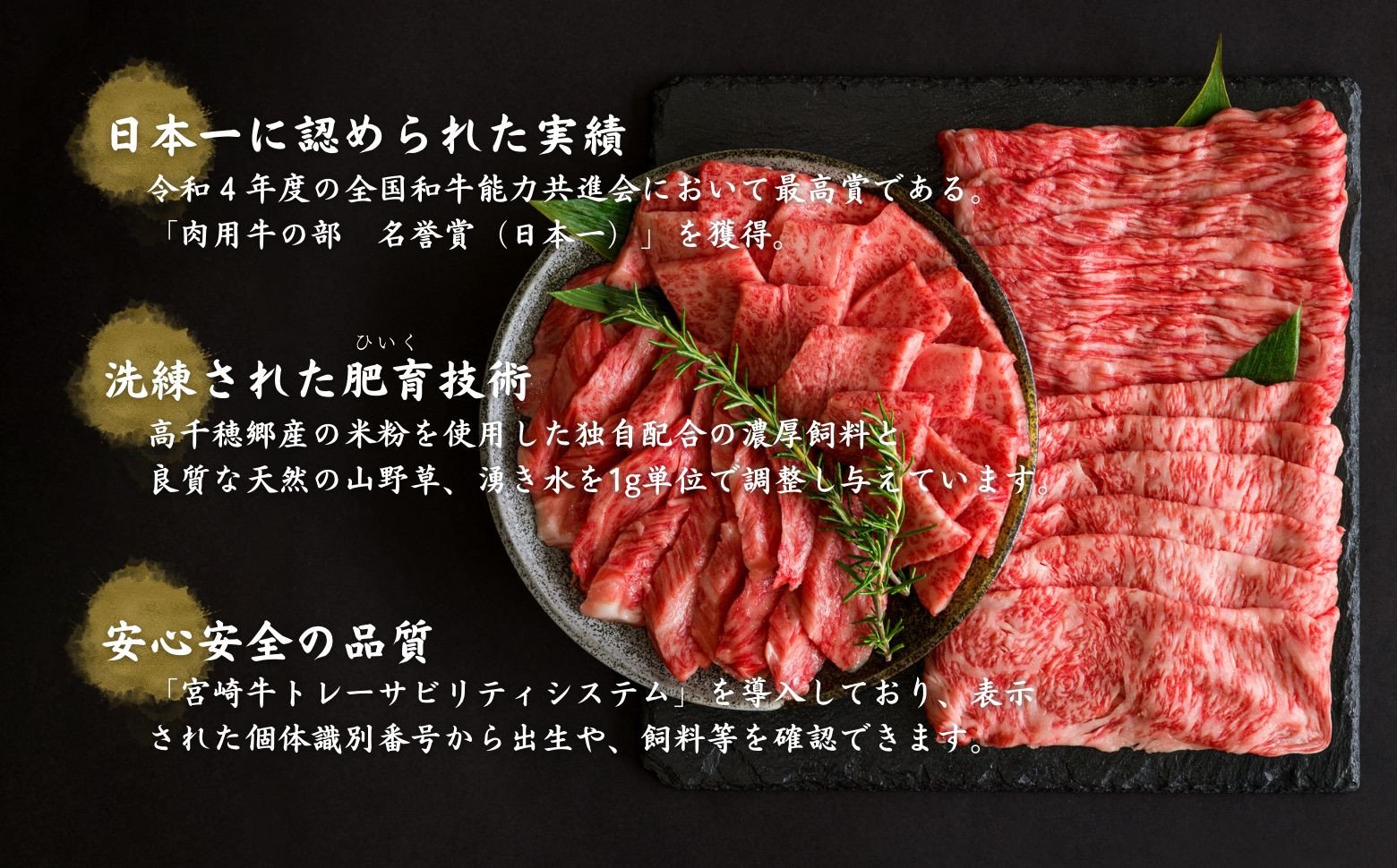 宮崎県産黒毛和牛A4等級以上 高千穂牛焼肉（ロース&上カルビ）・すき焼き用(ロース・モモ)セット 計1kg 焼肉 しゃぶしゃぶ すき焼き ロース カルビ モモ 牛肉 肉 お肉 精肉 精肉セット 国産 国産牛 ブランド牛 A4 薄切り スライス パーティー BBQ プレゼント ギフト _Tk002-064
