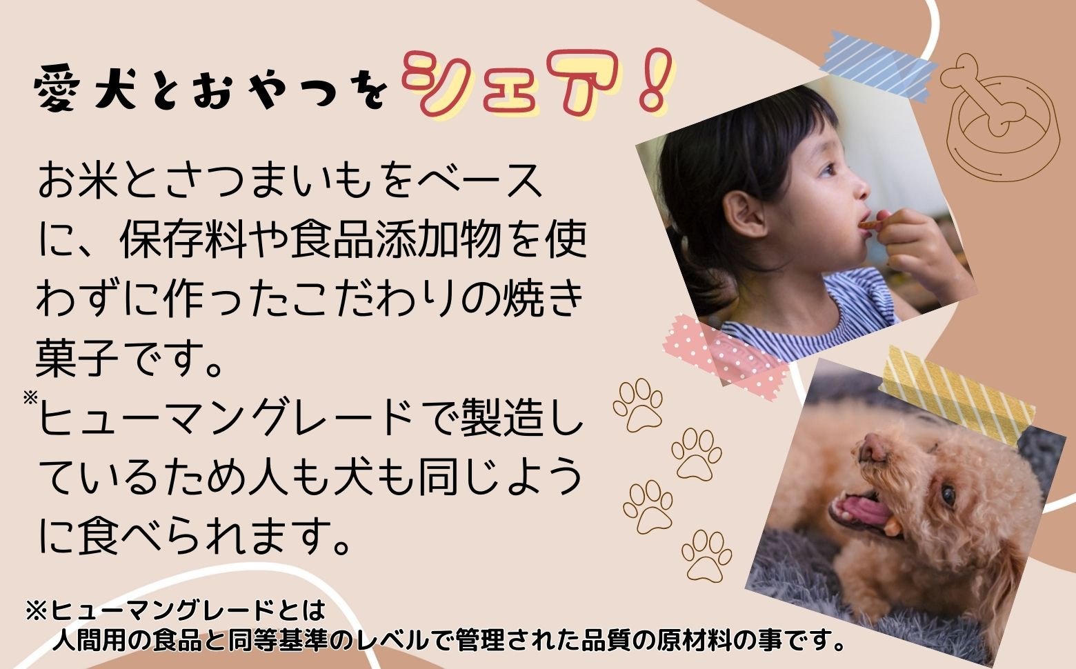 【米粉のドライフード】愛犬と飼い主が一緒に食べられるおやつ！『シェア』16袋セット（40g×16袋） ヒューマングレード 低アレルギー オーガニック 動物性原料フリー ドッグフード おやつ さつまいも 堅焼 米粉クッキー クッキー 焼き菓子 お菓子 菓子 炭水化物源 宮崎県 高千穂町 _Tk015-057