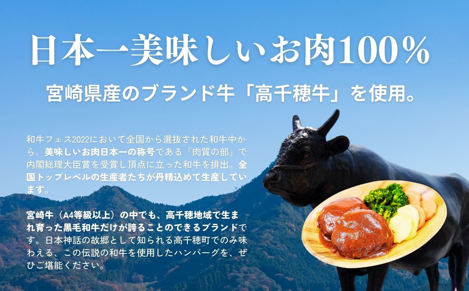 【レンジでプロ味！】黒毛和牛100％プレミアムハンバーグ温野菜プレート  ハンバーグ120g＆温野菜80g×4食セット ハンバーグ 黒毛和牛 高千穂牛 牛 牛肉 ブランド牛 国産 温野菜 冷凍 レンジ お惣菜 おかず レンジ調理 簡単調理 宮崎県 高千穂町 _Tk005-055