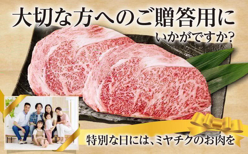 宮崎牛霜降り（ロース）ステーキ250g×2枚 計500g 宮崎牛 牛肉 お肉 国産牛 ブランド牛 和牛 ロースステーキ ロース ステーキ 霜降り ステーキ肉 贈答用 贈答 贈り物 プレゼント 冷凍 記念日 誕生日 内祝い グルメ BBQ 焼き肉 アウトドア ミヤチク お祝い ホームパーティー おもてなし _Tk031-013