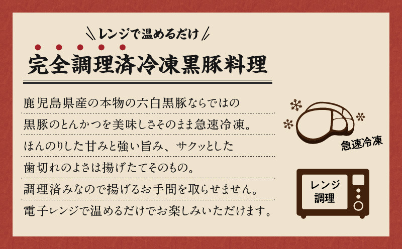 【かごしま黒豚 六白亭】黒豚めし詰合せ　6個　K163-004