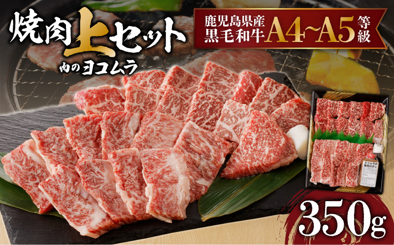 【鹿児島黒毛和牛A4〜A5】焼肉上セット（上カルビ/上ロース）　K189-008