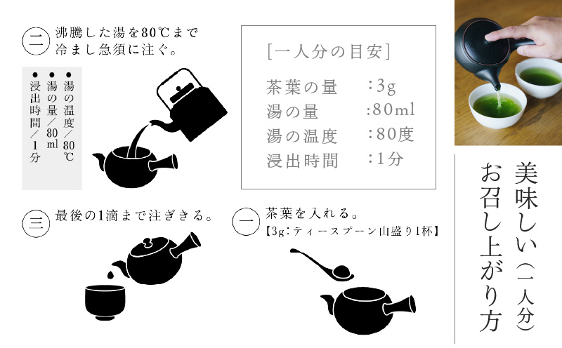 【5営業日以内に発送】日本茶専門店【貴茶−TAKACHA】煎茶［皇］ リーフ 2袋　K068-026_02