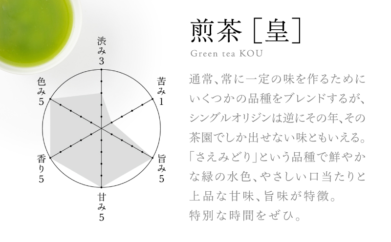 【5営業日以内に発送】日本茶専門店【貴茶−TAKACHA】煎茶［皇］ リーフ 1袋　K068-026_01