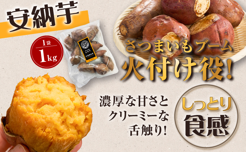 焼き芋3種セットと焼き芋職人の干し芋2袋セット　K181-016