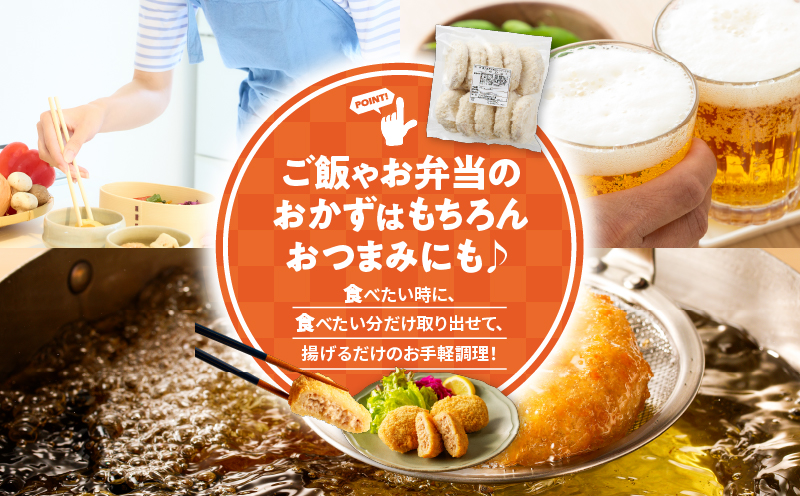 鹿児島県産黒豚入メンチカツ10枚パック　K219-004