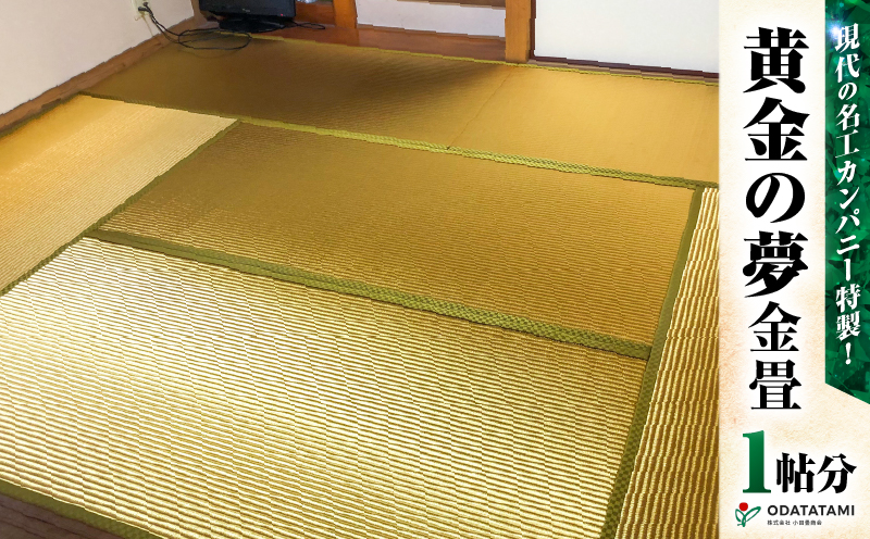 現代の名工カンパニー特製！黄金の夢（畳1帖サイズ）　K348-005