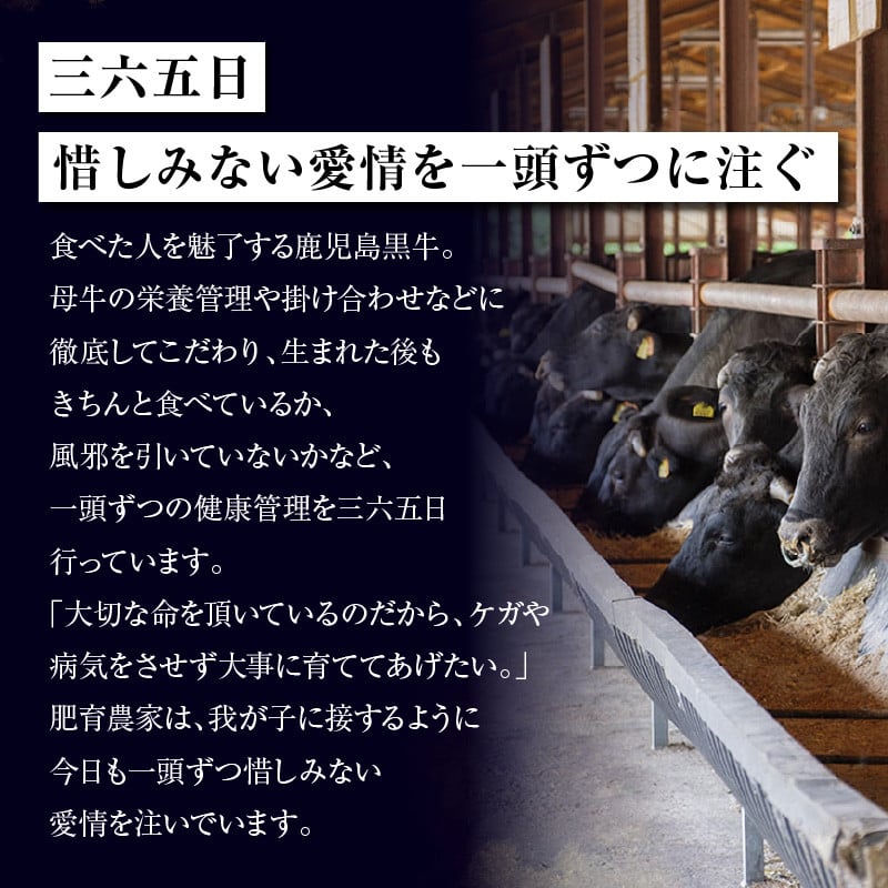 （Ｅ-1301）鹿児島黒牛すきやき食べ比べセット 計1.2kg　K127-005