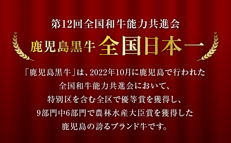 （D-3501）鹿児島黒牛ウデスライスセット　計900g　K127-009