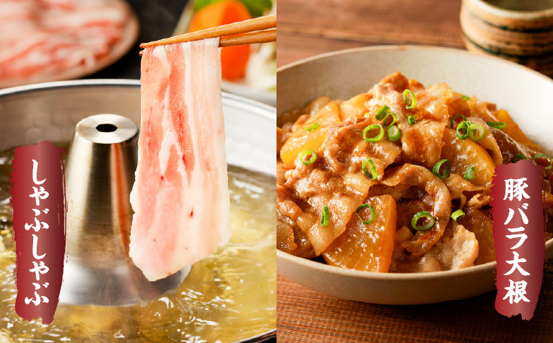 【ご自宅用】黒豚しゃぶしゃぶ2種盛！　K151-005_01