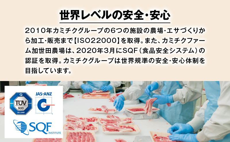 鹿児島県産豚バラスライス 1.5kg（250g×6P）　K002-033