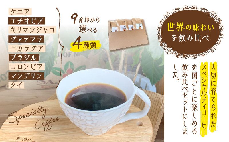 スペシャルティコーヒー飲み比べセット（粉）　K358-002_02