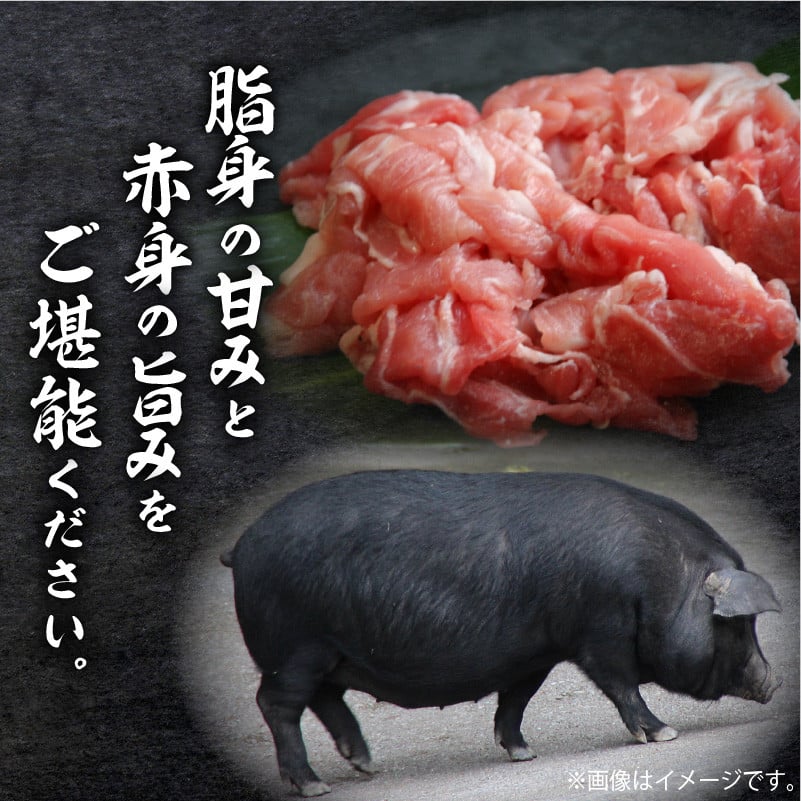 【毎月数量限定】合計1.8kg！鹿児島県産黒豚切落し 小分けタイプ　150g×12P　K086-024