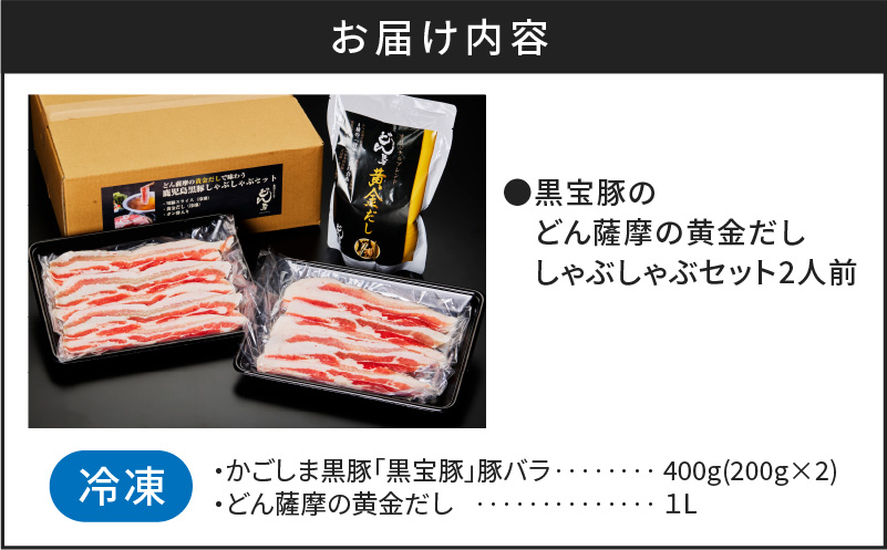 【5営業日以内に発送】黒宝豚のどん薩摩の黄金だししゃぶしゃぶセット　2人前　K227-002_01
