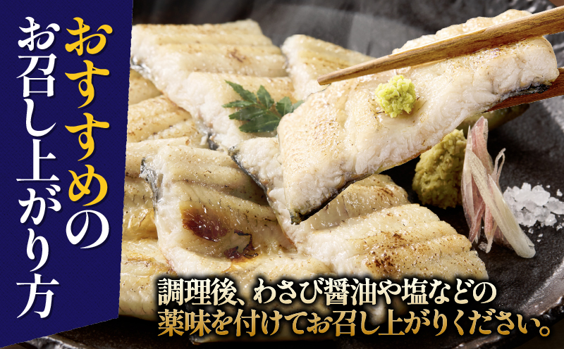 鹿児島県大隅産うなぎ白焼 4尾 計450g　KN007-011