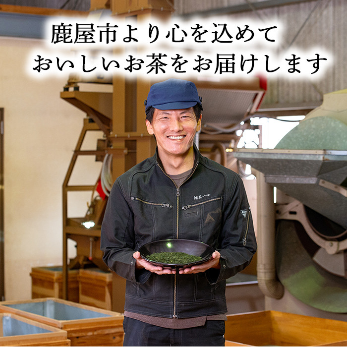 【3回定期便】鹿児島産　緑茶　バラエティ定期便　3ヶ月ごと 計3回お届け【国産 お茶 春夏秋冬 ティーバック 茎茶 常温】