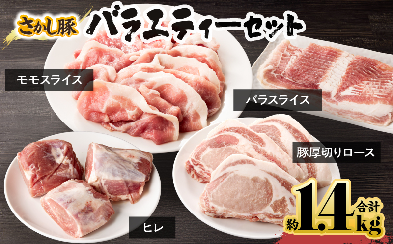 1943 鹿屋産 豚肉 バラエティーセット　KN079-003