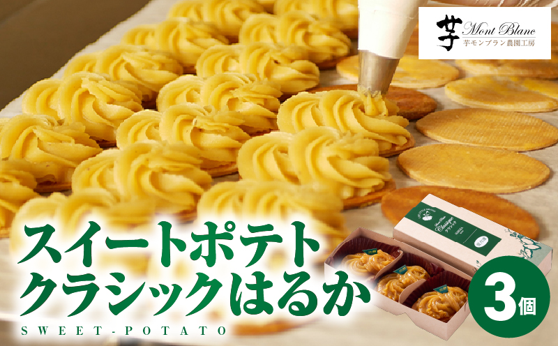 スイートポテトクラシックはるか 3個入り　KN035-007-01