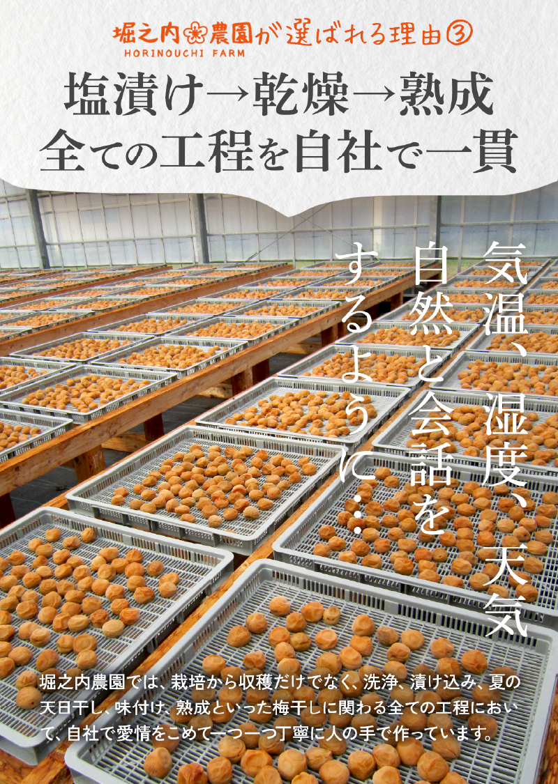 2588 ＜訳あり＞ つぶれ梅 梅干し かのや南高梅 食べ比べ F （はちみつ梅×5、しそ梅×2、レモン風味×2） 計9袋 ×300g （計2.7kg）　KN033-007-03