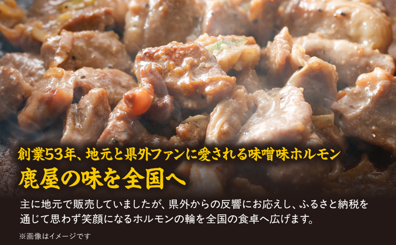 創業53年の老舗が仕込む やさしい味噌だれ豚ホルモン（200g×3袋/冷凍）　KN175-001