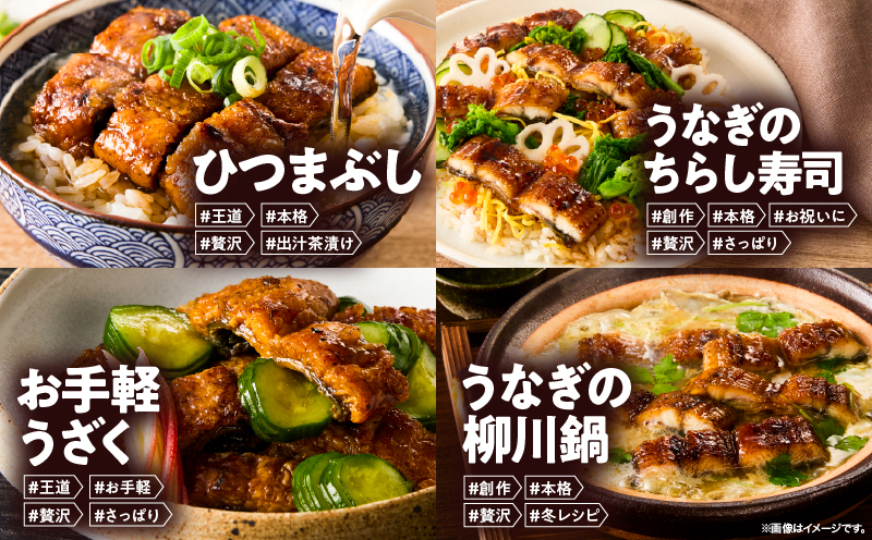 うなぎ問屋の備長炭手焼うなぎカット 2枚入×2袋 計180g　KN029-003-05
