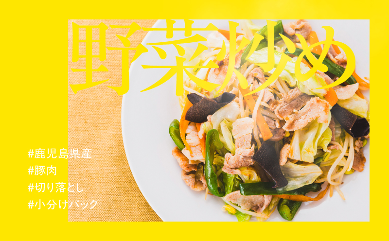 ＜訳あり＞鹿児島県産豚肉切り落とし 4kg（500g×8パック）　KN179-001-04