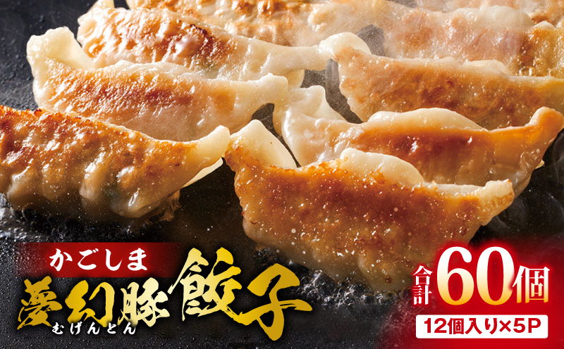 2773 かごしま夢幻豚餃子 12個×5P　KN021-037-01