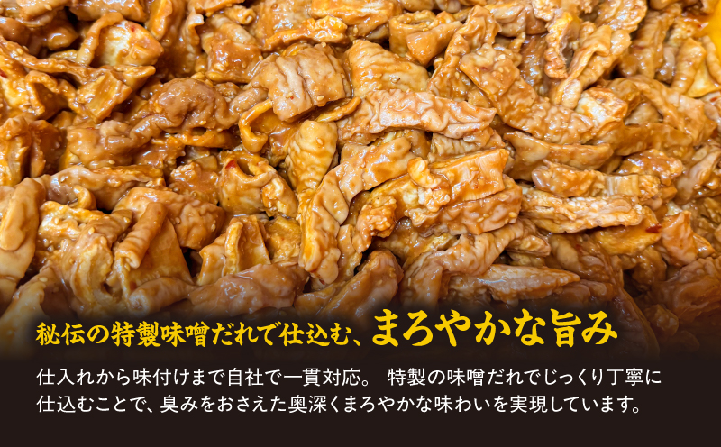 創業53年の老舗が仕込む やさしい味噌だれ豚ホルモン（200g×3袋/冷凍）　KN175-001