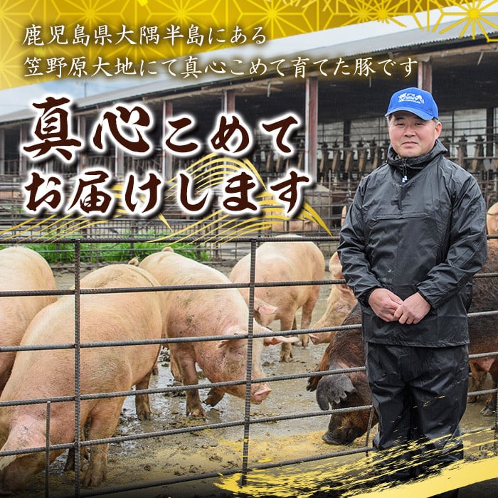 鹿屋産さかし豚 豚ローススライスしゃぶしゃぶ1.4kg