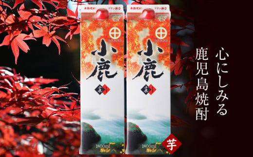 小鹿酒造『小鹿』紙パック（芋）3.6L（25度）［1.8L×２本］