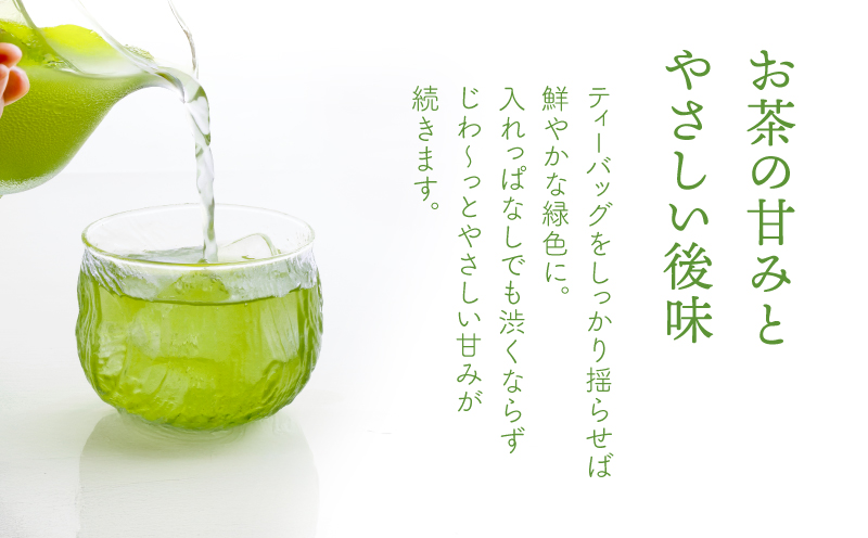 お茶農家の水出し緑茶ティーバッグ（お試しセット）　KN166-003