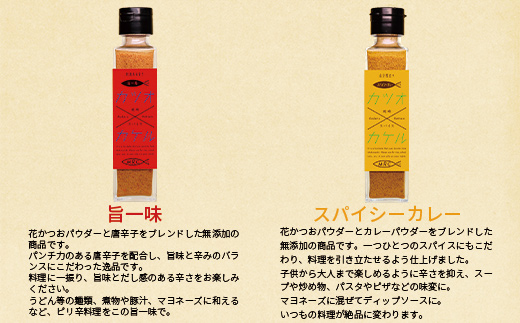 カツオ×カケル 枕崎スパイス6種ギフトBOX【今話題の調味料セット】&#おだし 1袋 B3-23【配送不可地域：離島】【1166605】