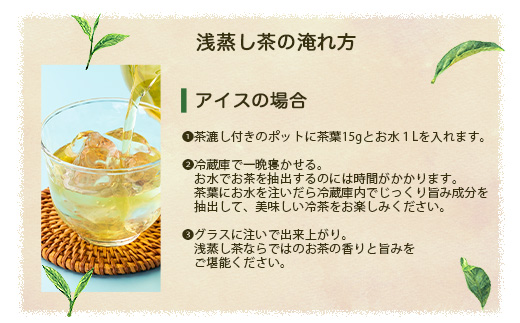 【2026年5月以降発送】浅蒸し煎茶(100g×1袋)【若蒸し煎茶】【合計100g】X0-17【配送不可地域：離島】【1611520】