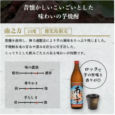 【本格焼酎】南之方【鹿児島限定】900ml×2本 A2−14【1573783】