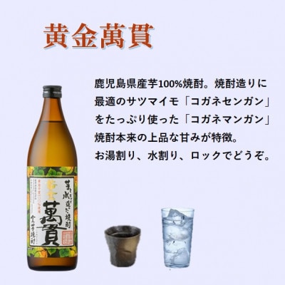 【本格焼酎】黄金萬貫【薩摩酒造のこだわりの焼酎・芋全量】900ml×1本 A0−46【1573959】