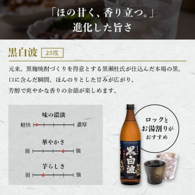 【のし付き・お中元】枕崎の定番焼酎 飲み比べセット A6-126C【1511690】