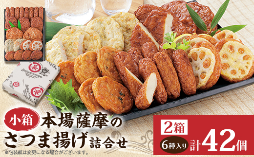 本場さつま揚げ 詰め合わせ【6種類×2箱(小箱)】 Z0-66【配送不可地域：離島】【1742647】