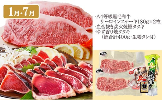 定期便(6回配送)　枕崎お楽しみ定期便(黒毛和牛・黒豚・加工品etc) FF-6003【配送不可地域：離島】【1487879】