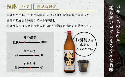 芋なのに飲みやすい!? 限定焼酎＆枕崎の定番焼酎 3種セット 900ml×各1本 A6−120【1563904】