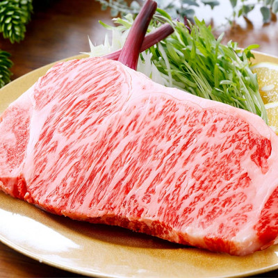 A5等級黒毛和牛サ-ロインステーキ&鮪ホホ肉ステーキ A6-57【配送不可地域：離島】【1166311】